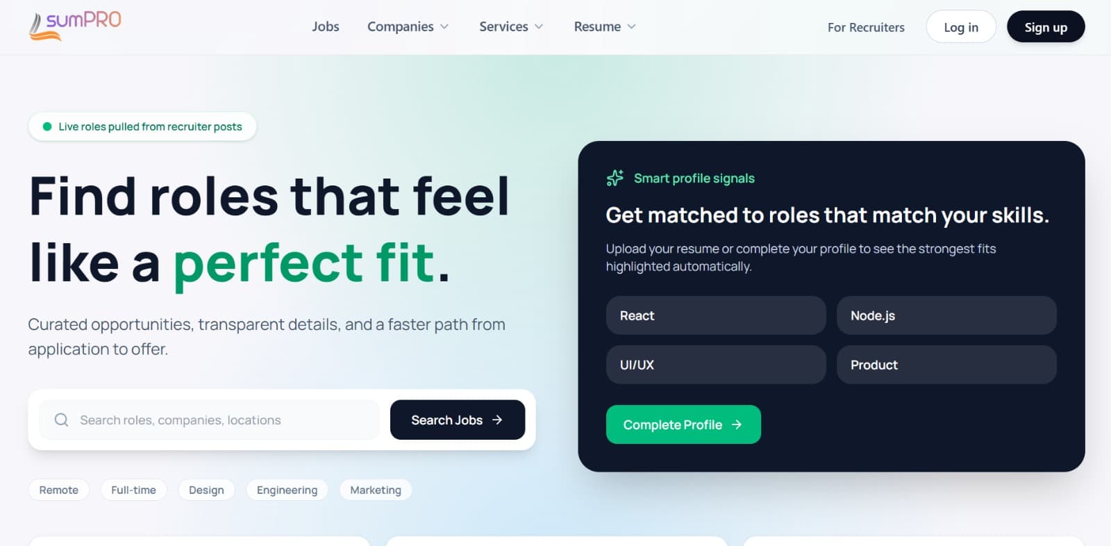 Sumpro Job Portal